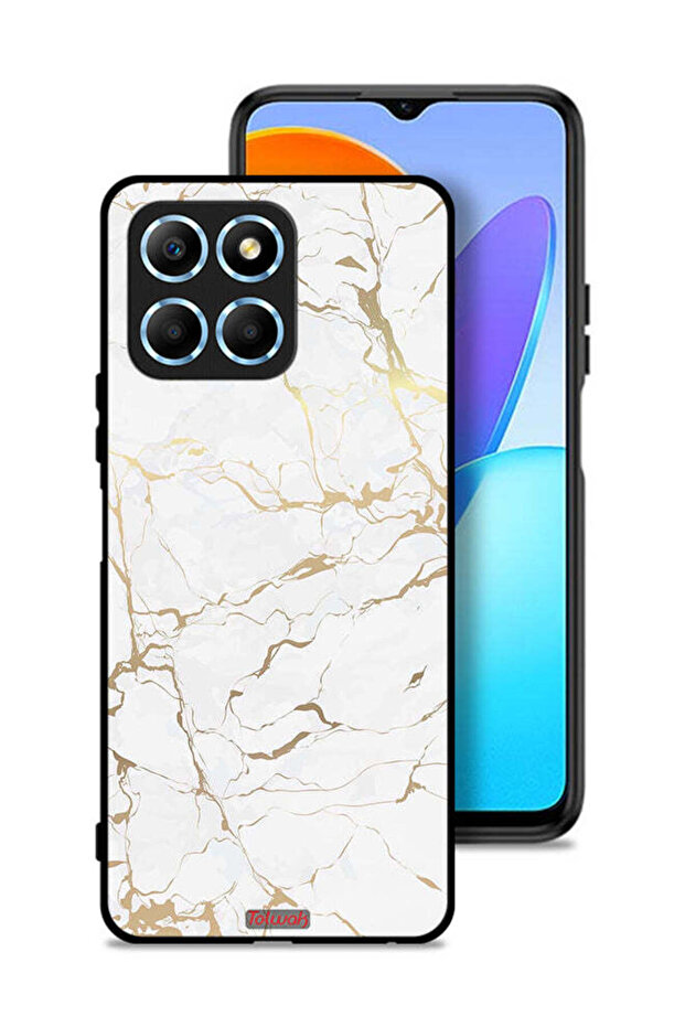 غطاء حماية لهاتف Honor X6 بنمط رخامي - 1