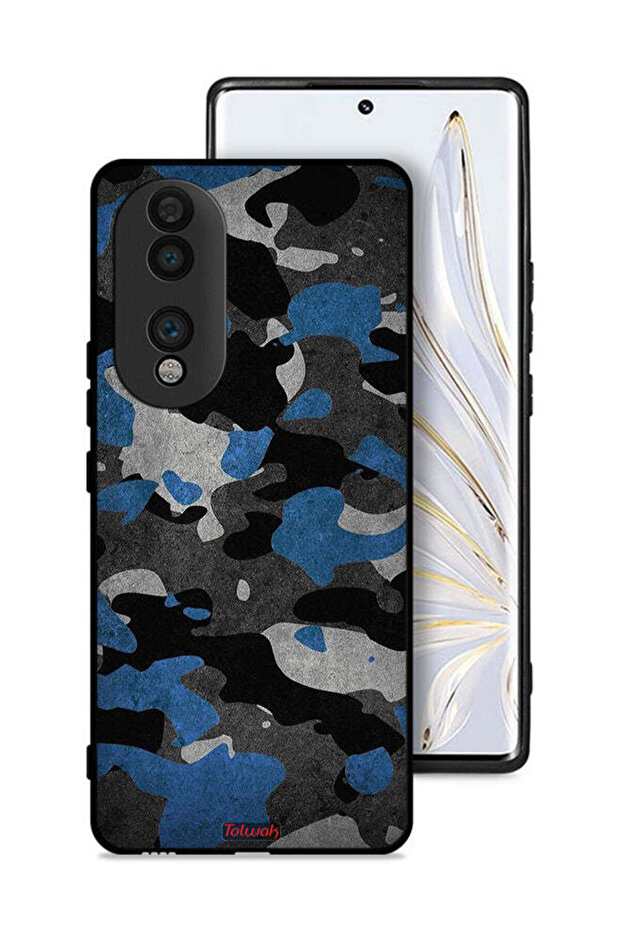 غطاء حماية لهاتف Honor 70 بنمط مموه