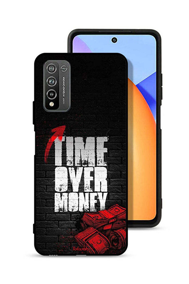 غطاء حماية لهاتف Honor 10X Lite - الوقت يفوق المال