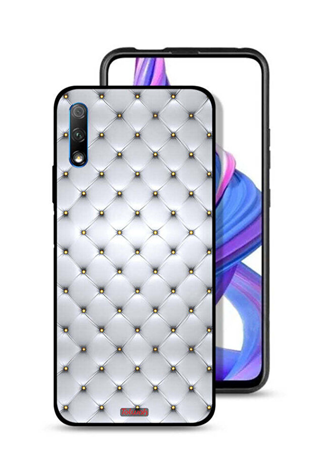 غطاء حماية لهاتف Honor 9X (الصين) مطبوع عليه دبابيس على القماش