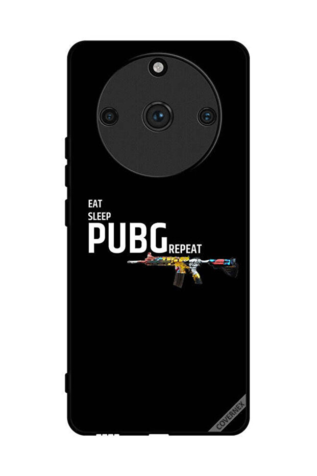 غطاء حماية لجهاز Realme 11 Pro Plus Eat Sleep Pubg Repeat