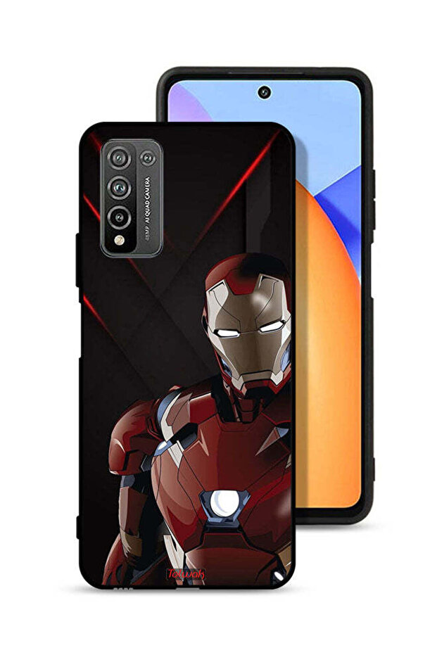 غطاء حماية لهاتف Honor 10X Lite بتصميم الرجل الحديدي