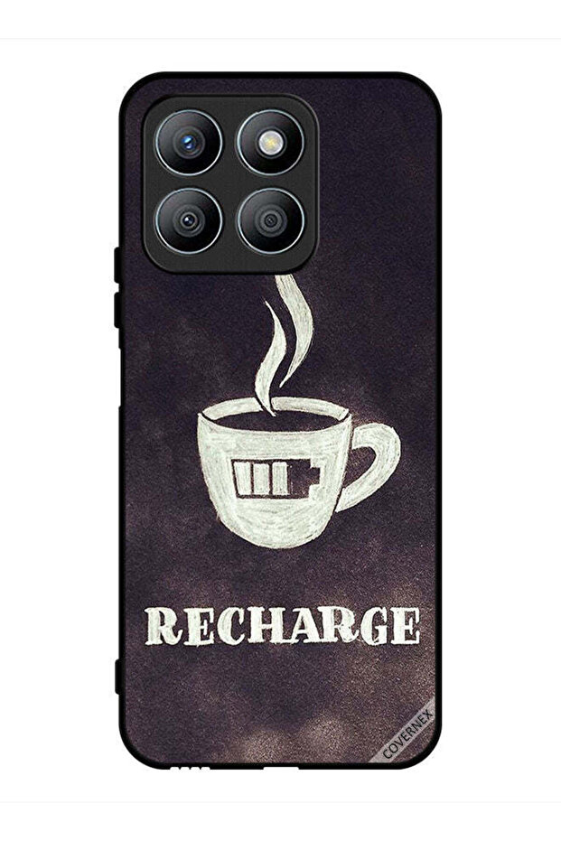 غطاء حماية لهاتف Honor X8b Coffee Recharge