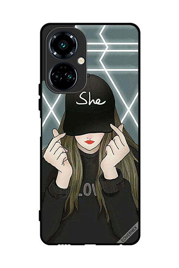 غطاء حماية لهاتف تكنو كامون 19 She On Cap