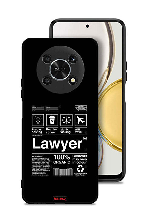Honor X9 5G Protective Case Cover Lawyer Sticker