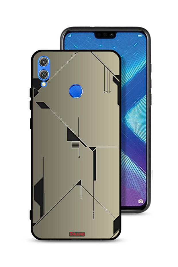 Honor 8X Protective Case Cover Minimalism Abstract Digital Art