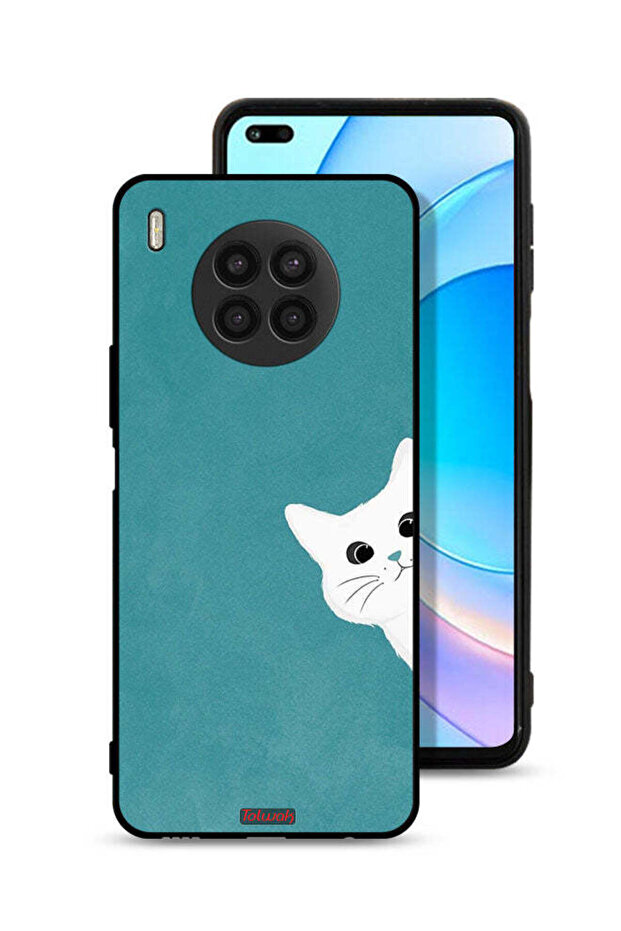 غطاء حماية لهاتف هواوي نوفا 8i بتصميم قطة