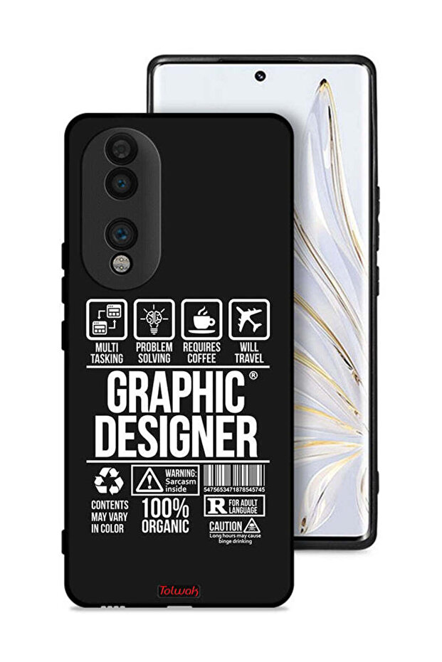 Honor 70 Protective Case Cover Graphic Designer Sticker