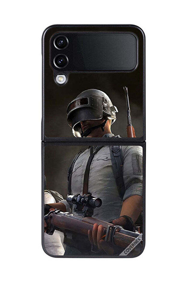 غطاء حماية لهاتف Samsung Galaxy Z Flip 4 لاعب Pubg