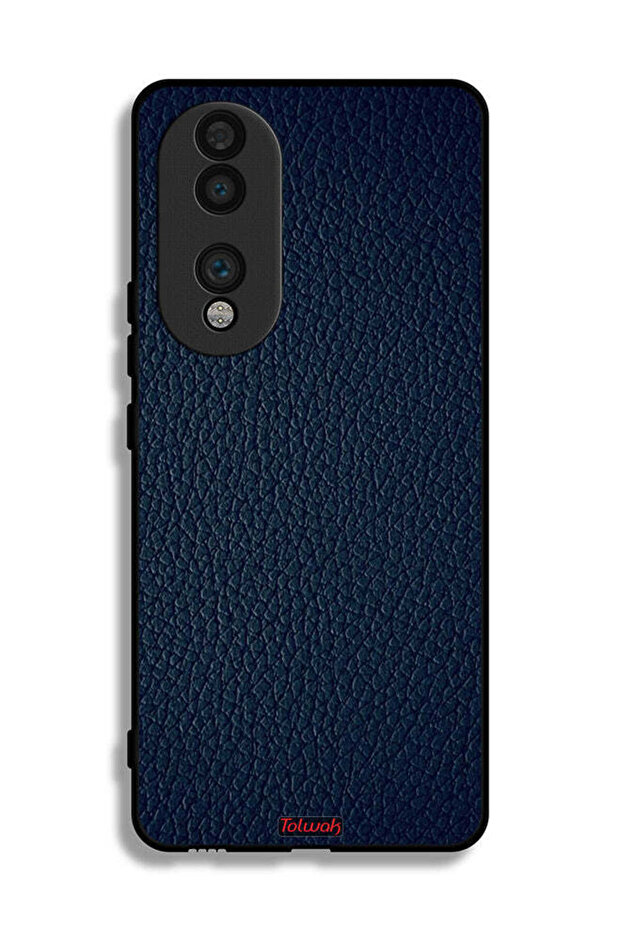 غطاء حماية جلدي لهاتف Honor 70 بنمط هندسي - 2