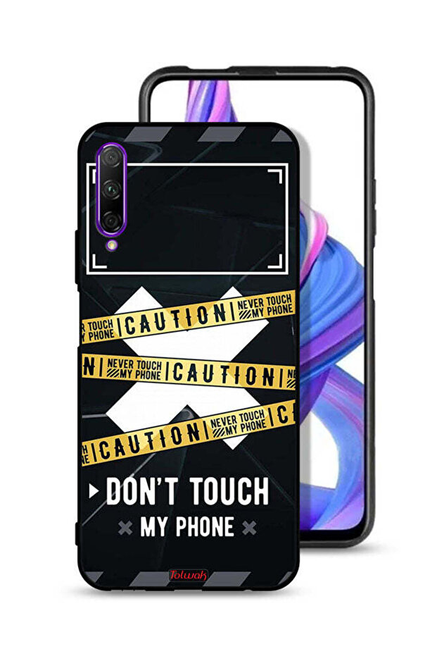 Honor 9X Pro Protective Case Cover Caution Never Touch My Phone