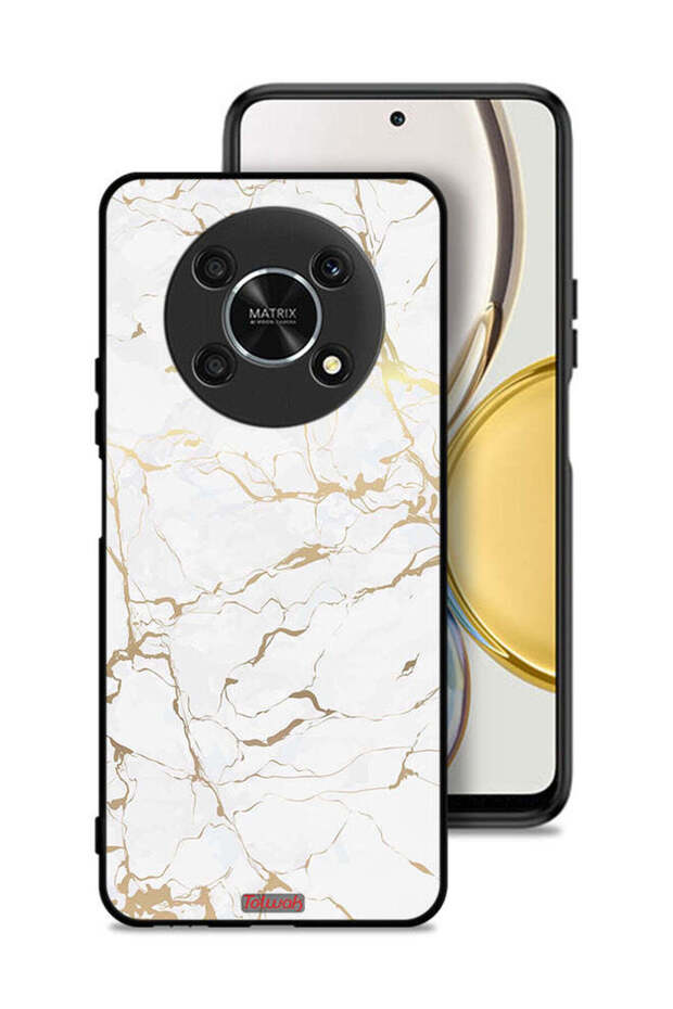 غطاء حماية لهاتف Honor X9 5G بنمط رخامي