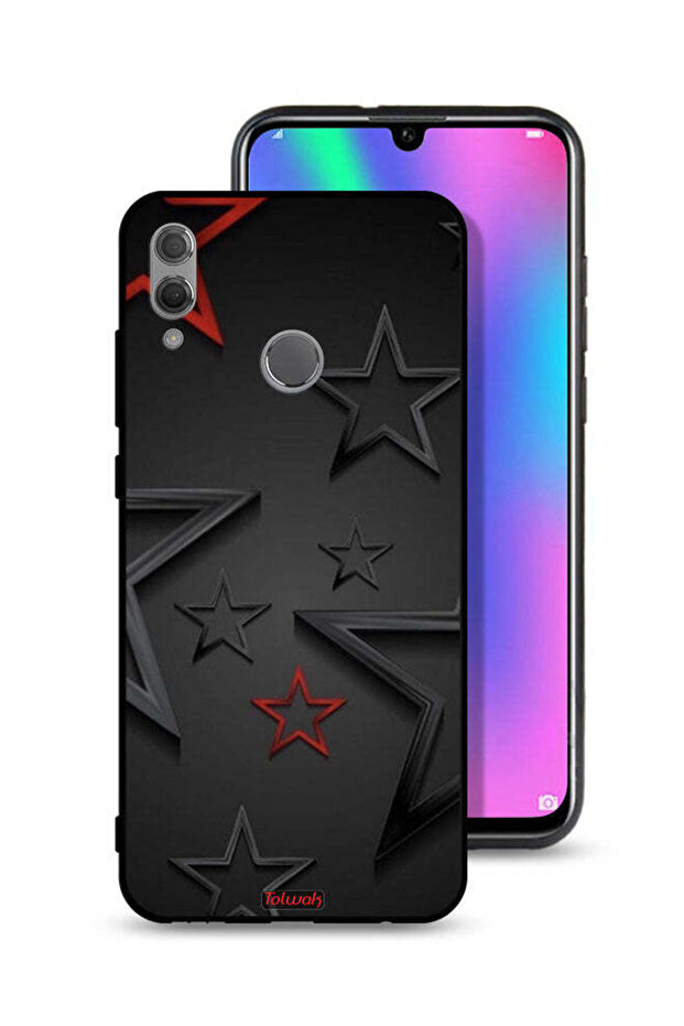 غطاء حماية لهاتف Honor 10 Lite بنقشة نجوم