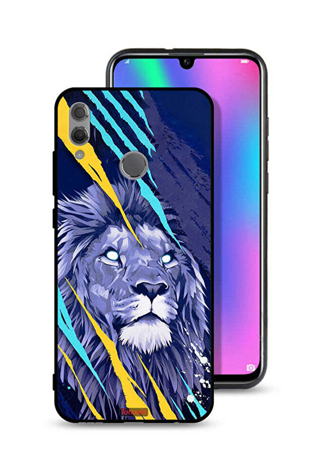 غطاء حماية لهاتف Honor 10 Lite بتصميم الأسد الملك