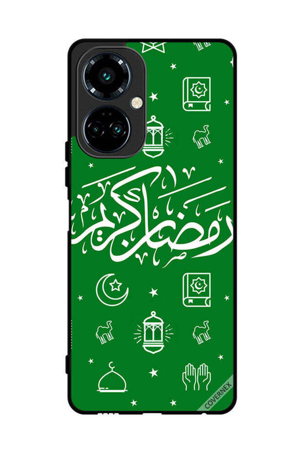 غطاء حماية لهاتف تكنو كامون 19 - رمضان كريم - أخضر