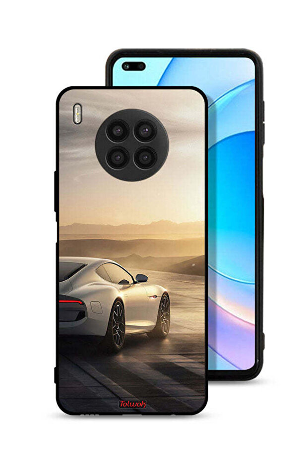 غطاء حماية لهاتف Honor 50 Lite بتصميم سيارة