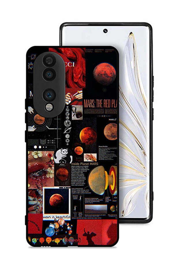 غطاء حماية لهاتف Honor 70 بتصميم Mars Art