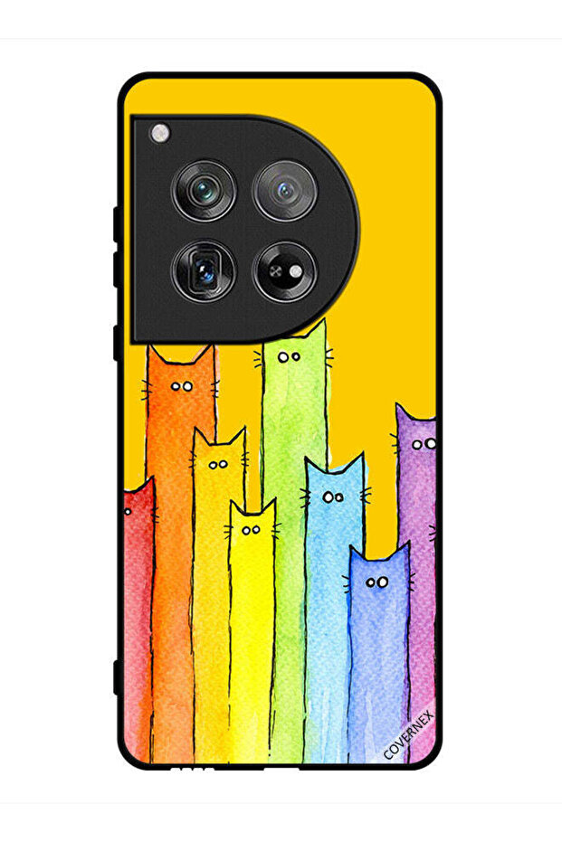 غطاء حماية لهاتف OnePlus 12 بتصميم دمية قطة