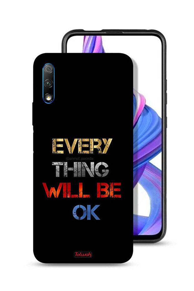 غطاء حماية لهاتف Honor 9X (الصين) كل شيء سيكون على ما يرام