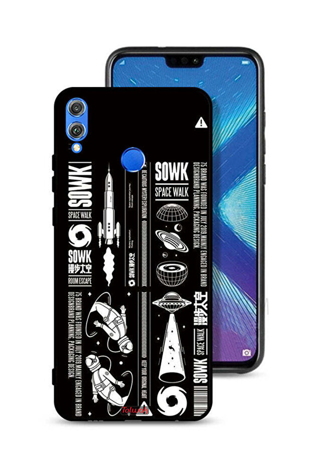 Honor 8X Protective Case Cover Sowk Space Walk Sticker