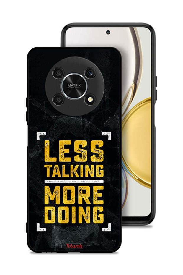 Honor X9 5G Protective Case Cover Less Talking More Doing