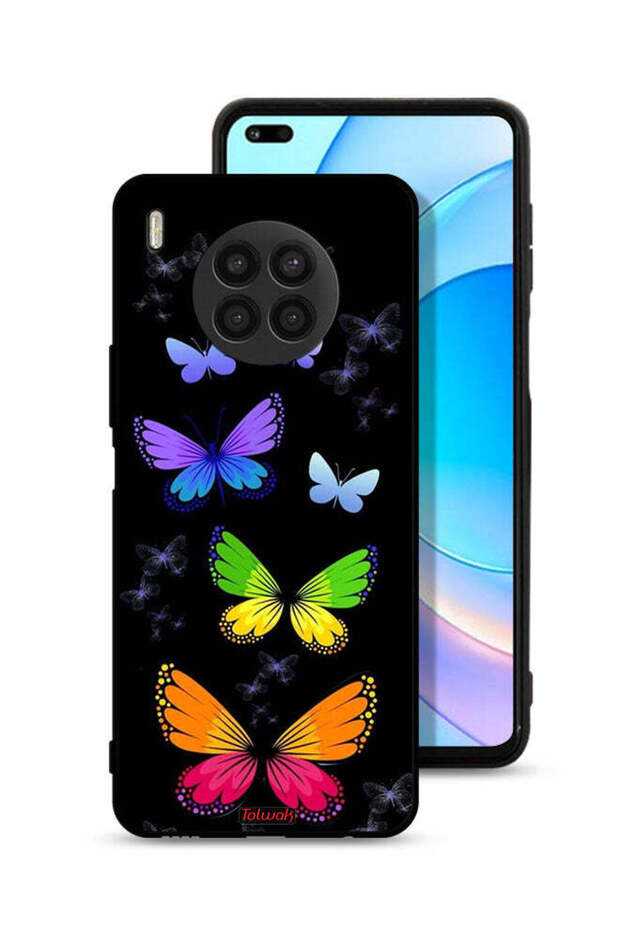 Honor 50 Lite Protective Case Cover Colorful Butterflies