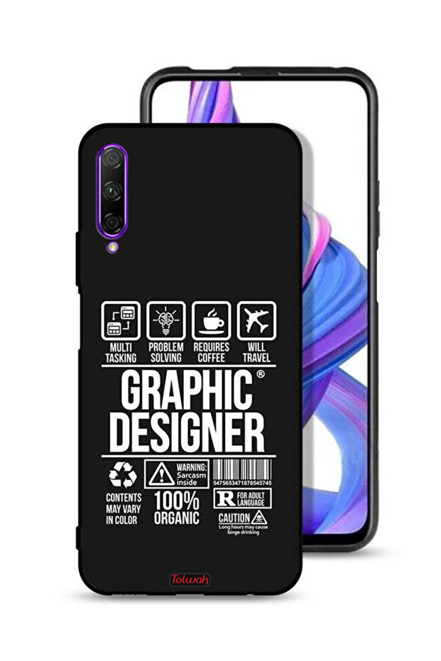 Honor 9X Pro Protective Case Cover Graphic Designer Sticker