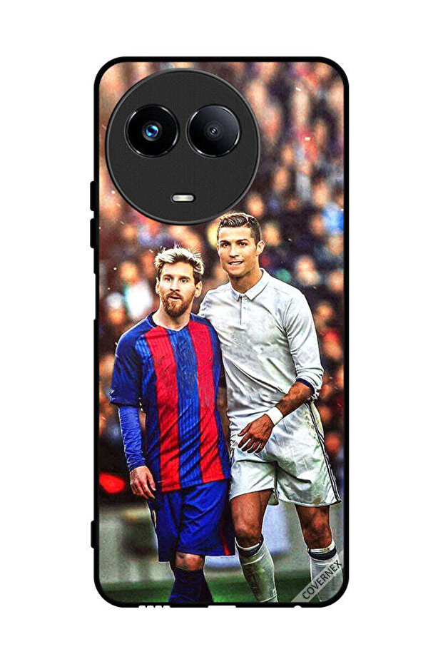 غطاء حماية لهاتف Realme 11 5G ميسي ورونالدو