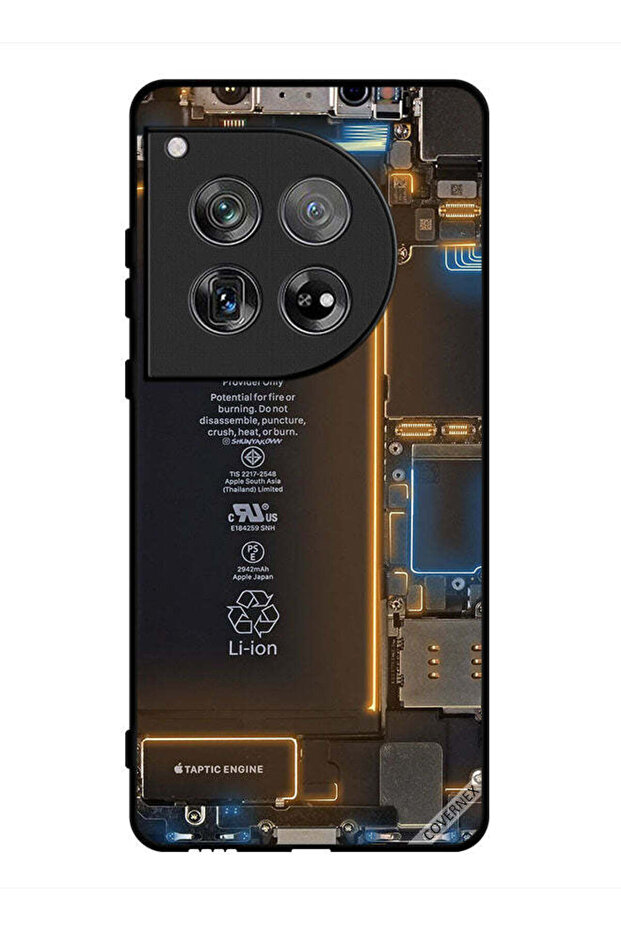 غطاء حماية لهاتف OnePlus 12 بنمط داخلي خلفي