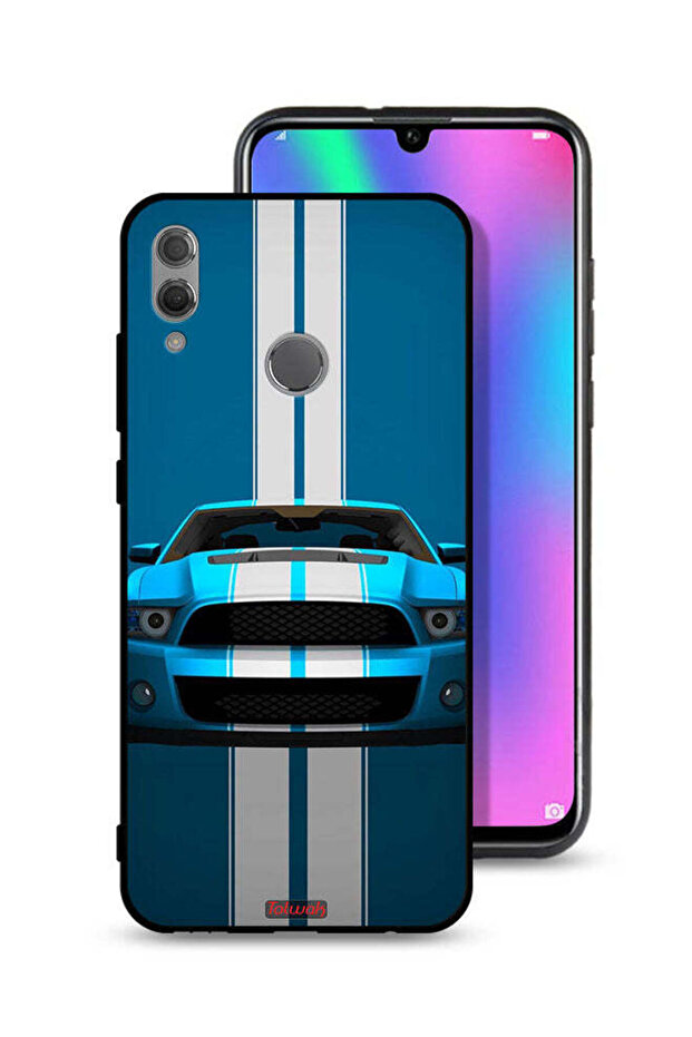 Honor 10 Lite Protective Case Cover Car Abstract Art