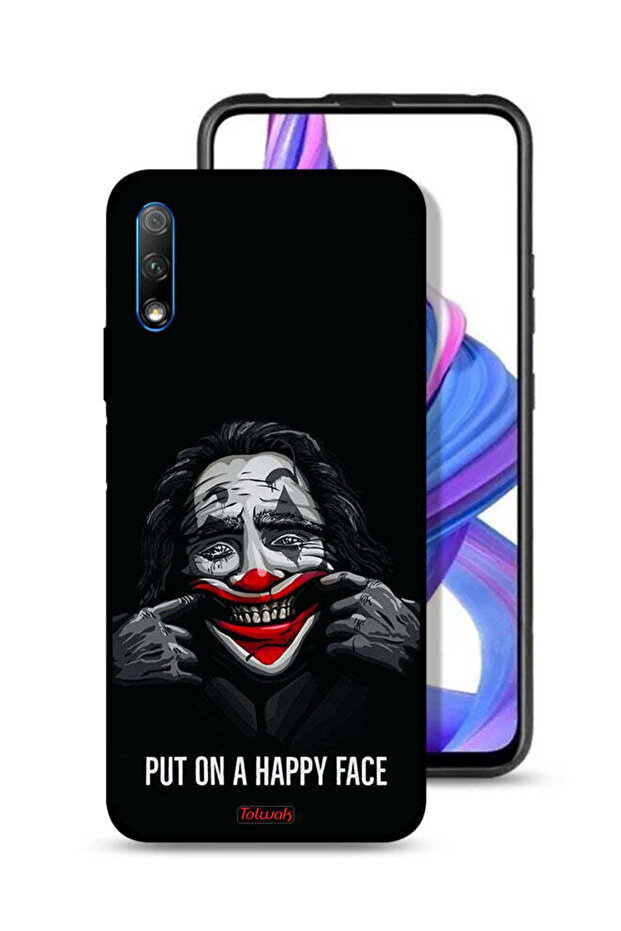 غطاء حماية لهاتف Honor 9X (الصين) بوجه سعيد