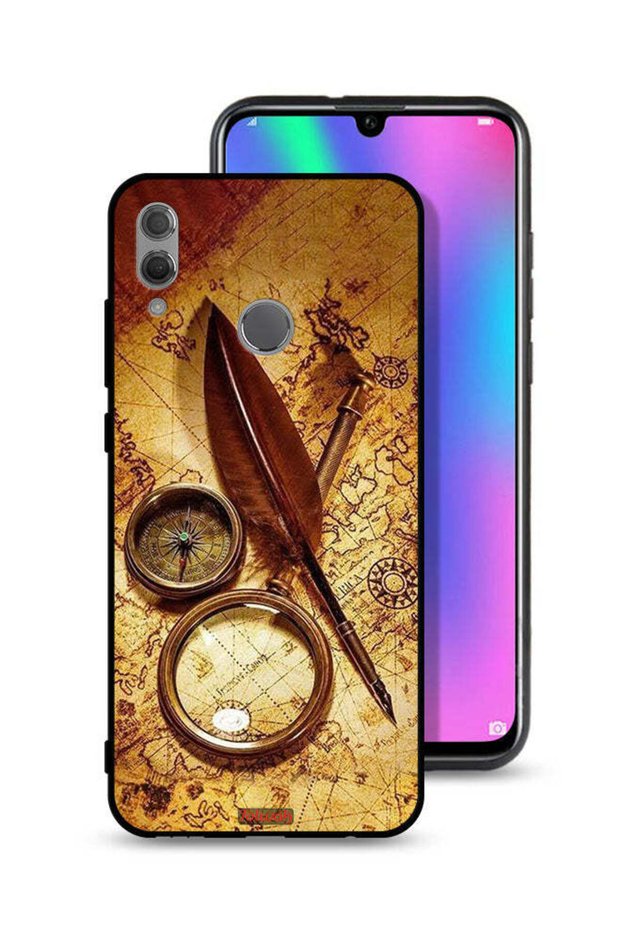 غطاء حماية لهاتف Honor 10 Lite بتصميم بوصلة عتيقة
