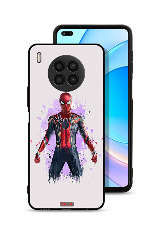 غطاء حماية لهاتف Honor 50 Lite بتصميم العنكبوت الحديدي