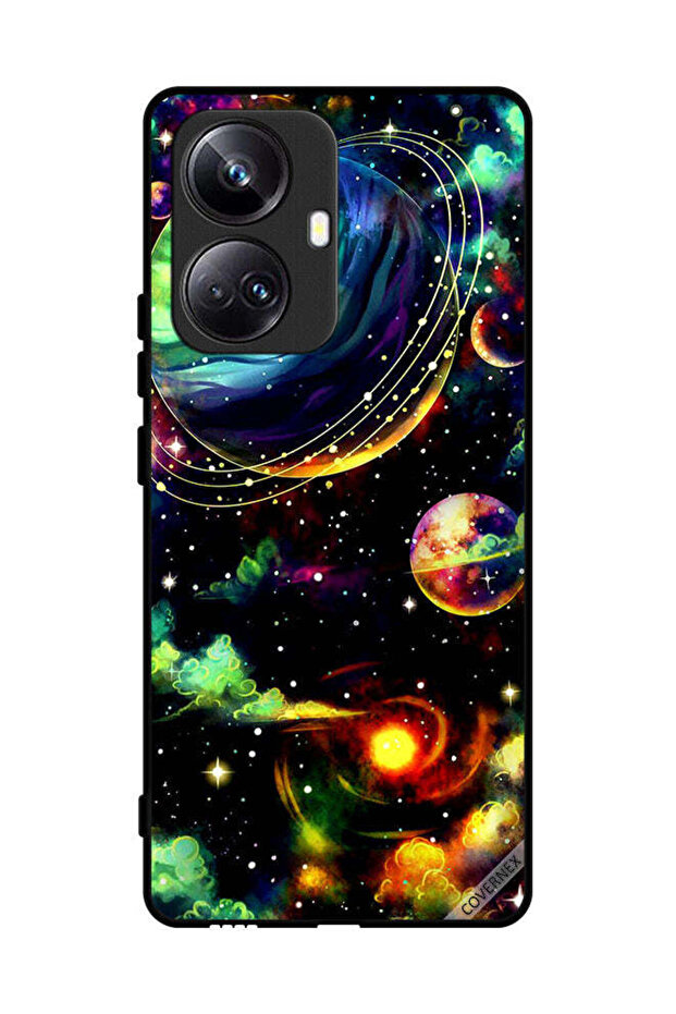 غطاء حماية لهاتف Realme 10 Pro Plus نباتات زحل