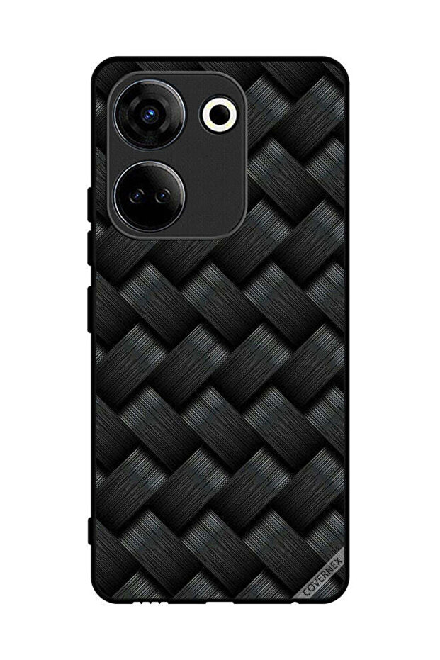 Protective Case Cover For Tecno Camon 20 Dark Stripes Pattern