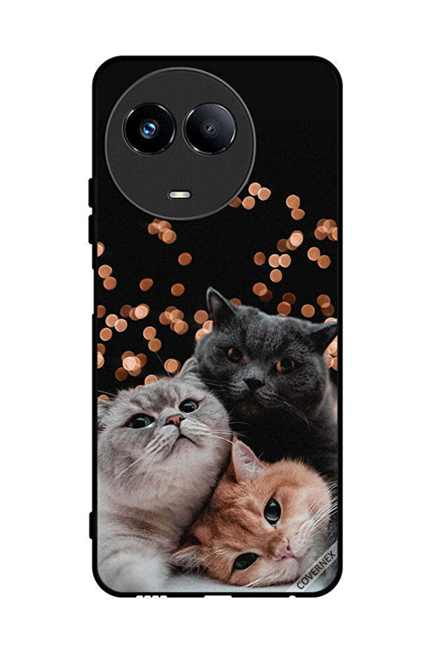 غطاء حماية لهاتف Realme 11 5G Kittens