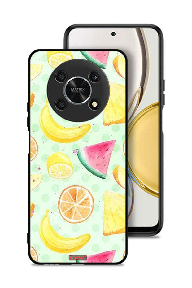 Honor X9 5G Protective Case Cover Fruits Watercolor Art