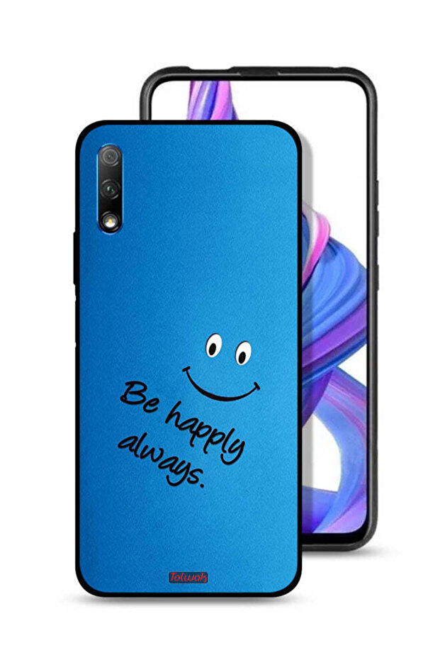 غطاء حماية لهاتف Honor 9X (الصين) كن سعيدًا دائمًا