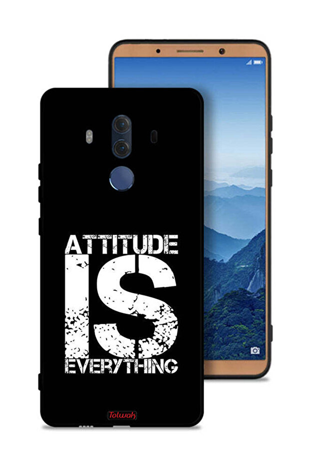 غطاء حماية لهاتف هواوي ميت 10 برو - Attitude Is Everything