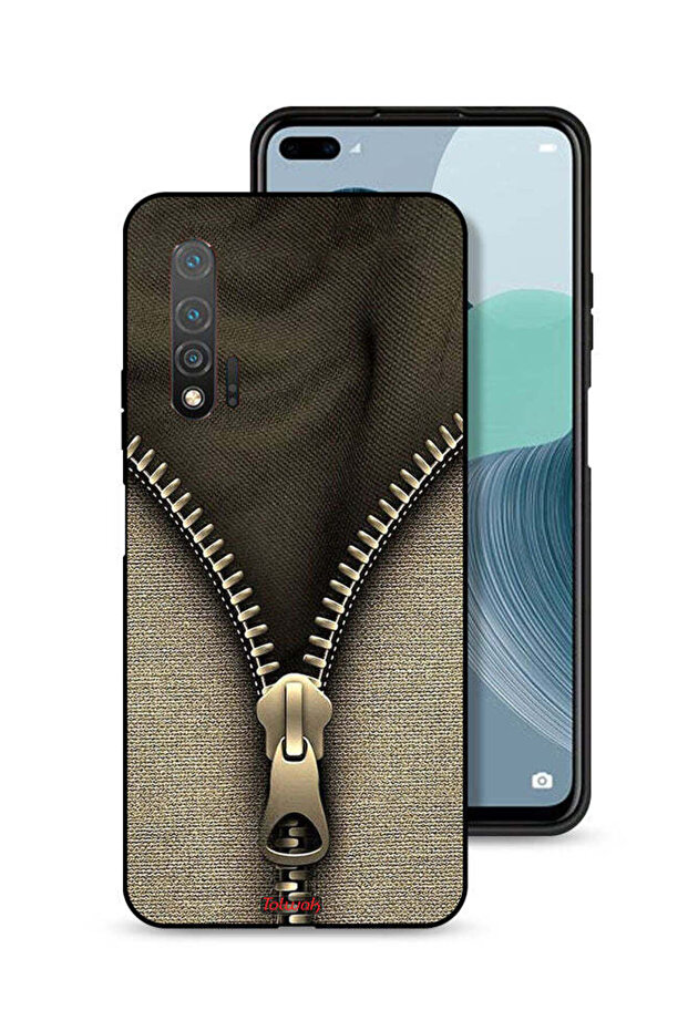 غطاء حماية بنمط سحاب لهاتف هواوي نوفا 6 - 1