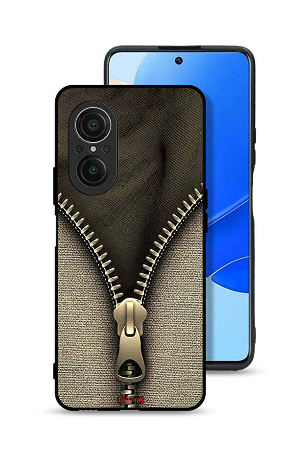 غطاء حماية بنمط سحاب لهاتف هواوي نوفا 9 SE - 1