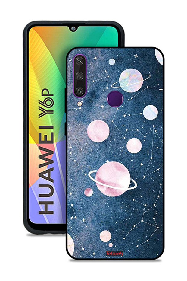 Huawei Y6p Protective Case Cover Space Art