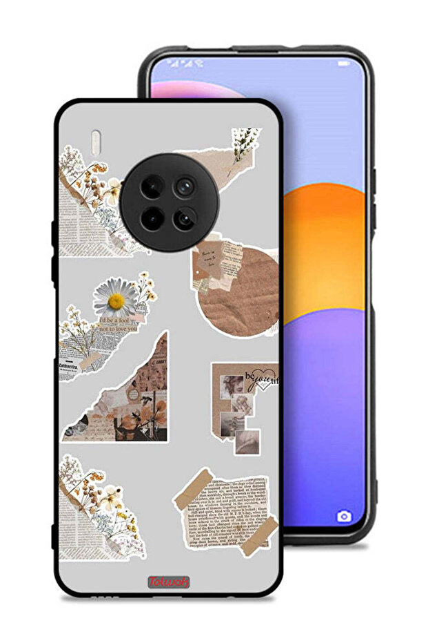 Huawei Y9a Protective Case Cover Pieces Of Paper Stickers