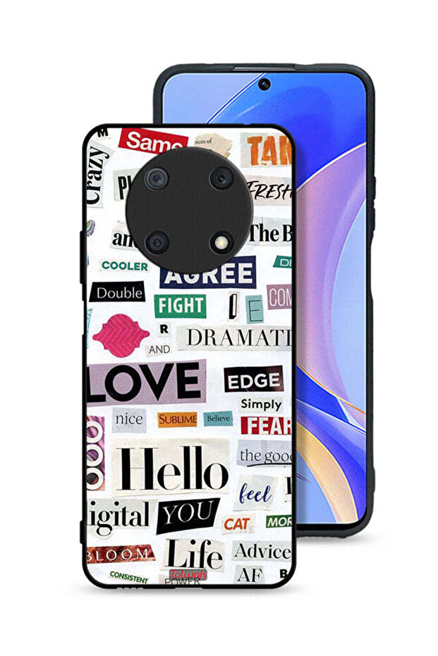 Huawei nova Y90 Protective Case Cover Short Quotes Stickers
