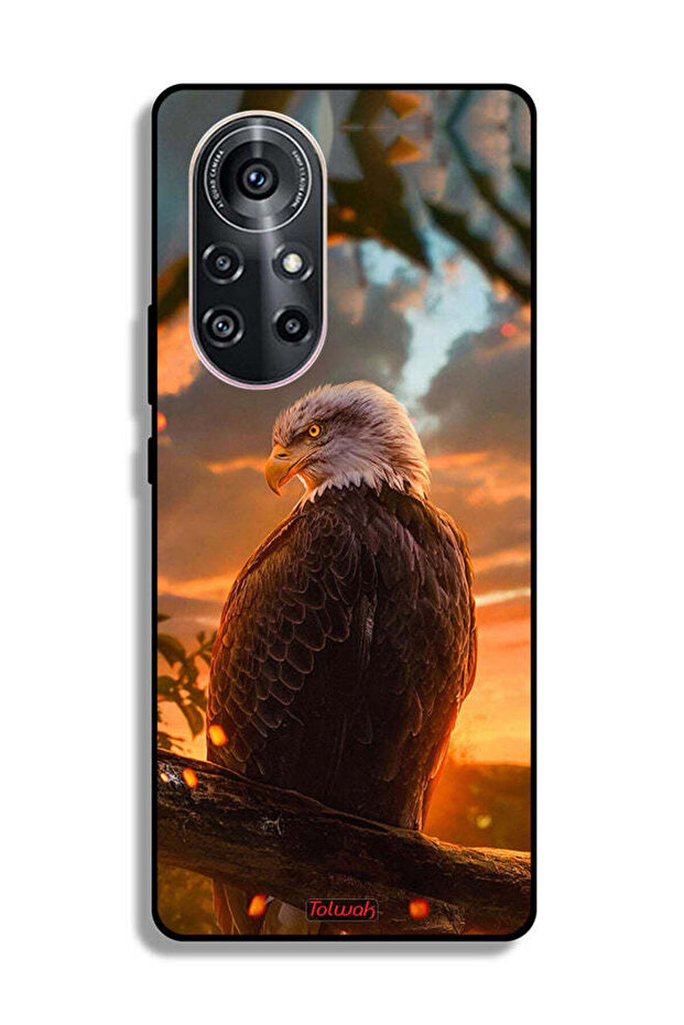 غطاء حماية لهاتف هواوي نوفا 8 برو بتصميم نسر - 2