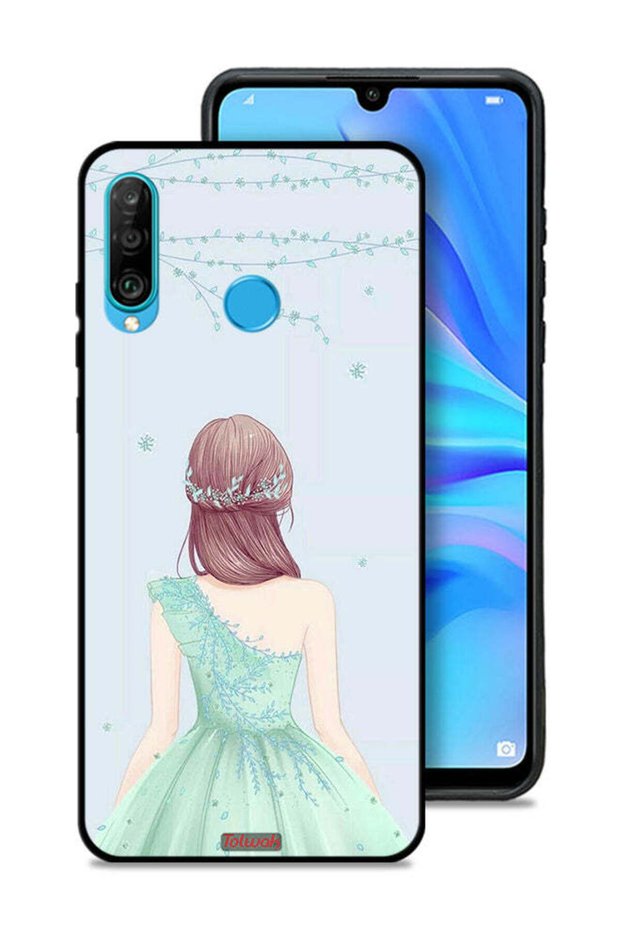 Huawei P30 lite Protective Case Cover Cute Girl In Floral Dress