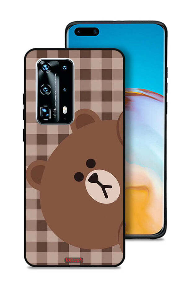 غطاء حماية لهاتف هواوي P40 Pro Plus 5G، دب تيدي
