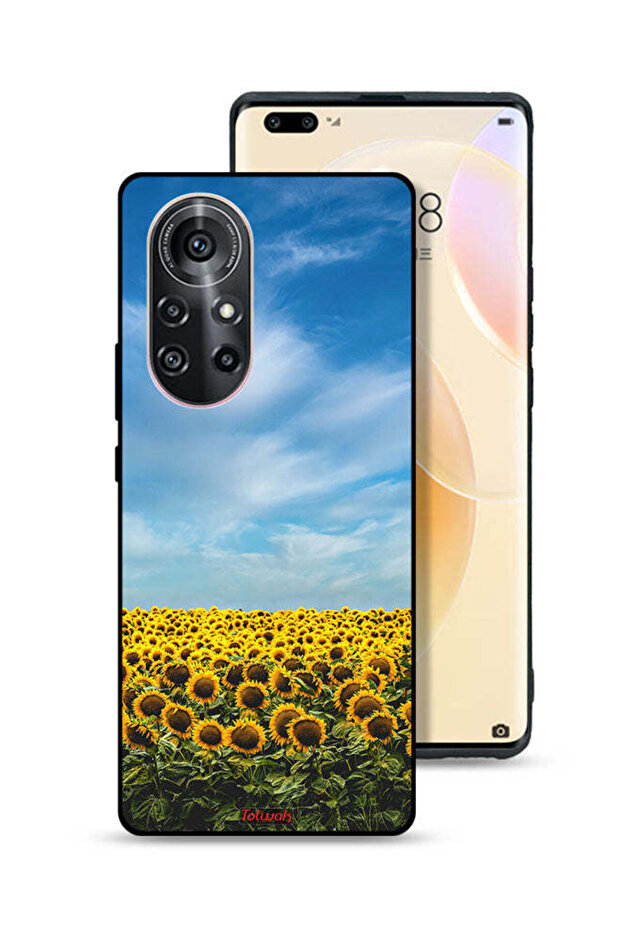 Huawei nova 8 Pro Protective Case Cover Sunflowers Under The Sky