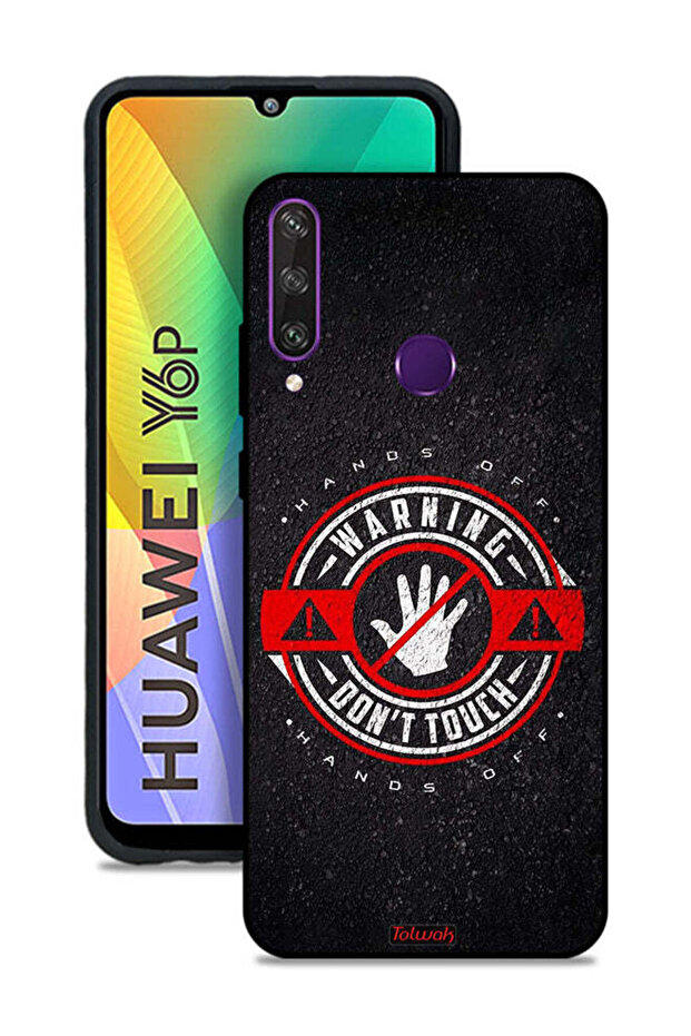Huawei Y6p Protective Case Cover Warning Do Not Touch