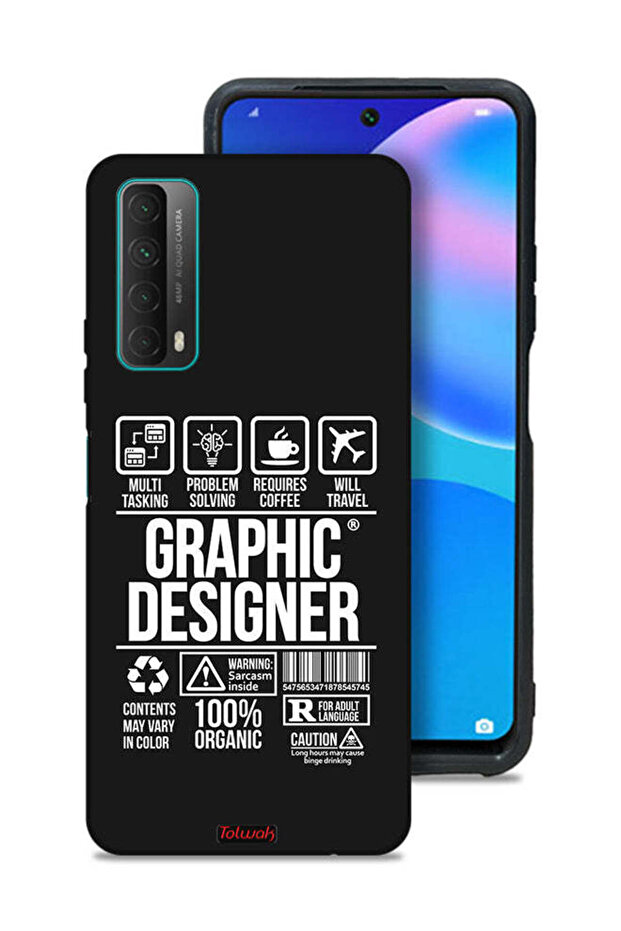 Huawei P smart (2021) Protective Case Cover Graphic Designer Sticker